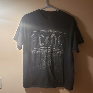 Vintage ACDC Back in Black Tee Shirt (Medium)